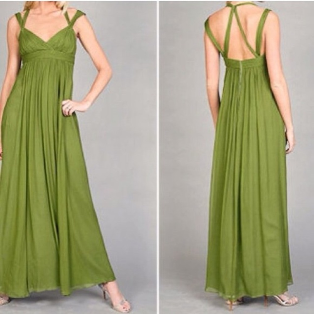 BCBG MAXAZRIA Everglade Silk Gown